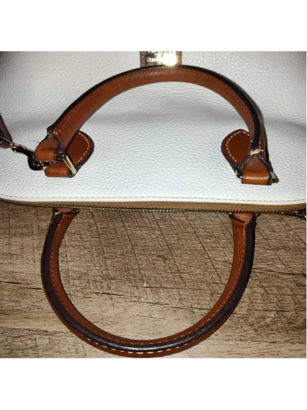 Women's Dooney & Bourke Satchel One Size White Brown
